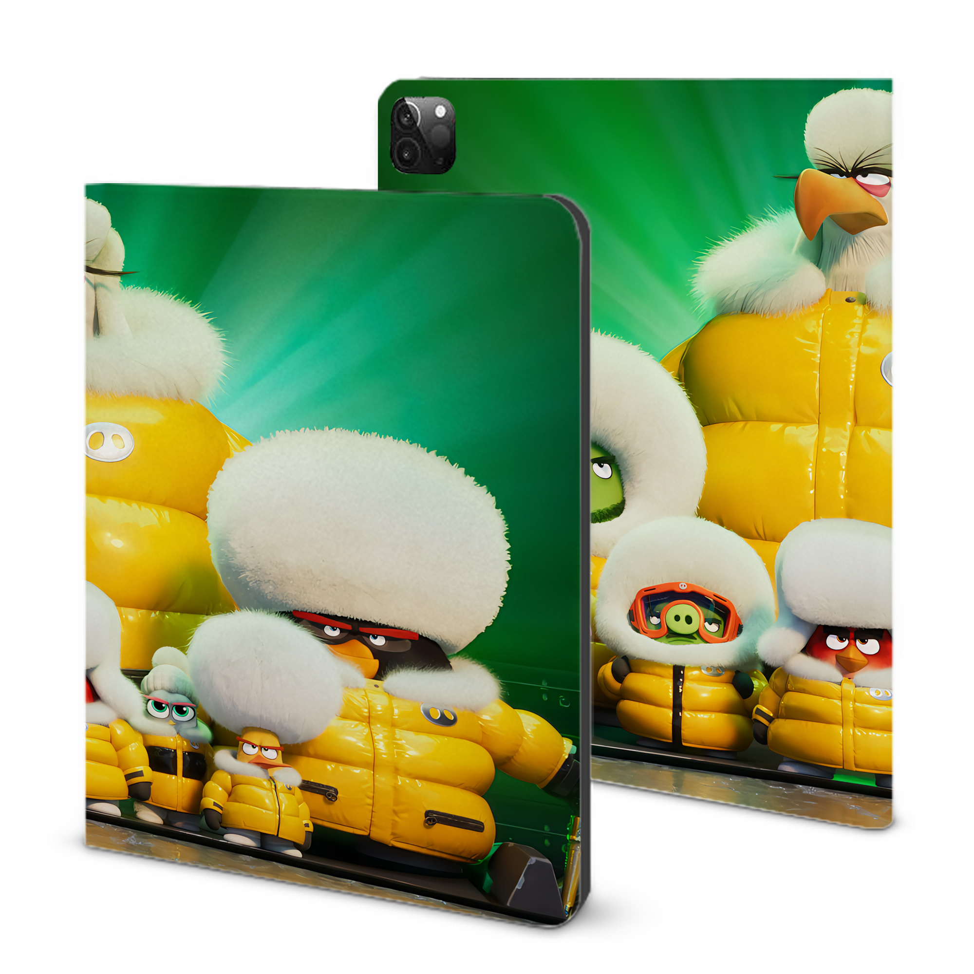 （画像用） Angry Birds アングリーバード IPadケース ペンホルダー付き ブックスタイルデザイン